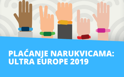 Plaćanje ETRANET-ovim narukvicama na Ultri Europe 2019